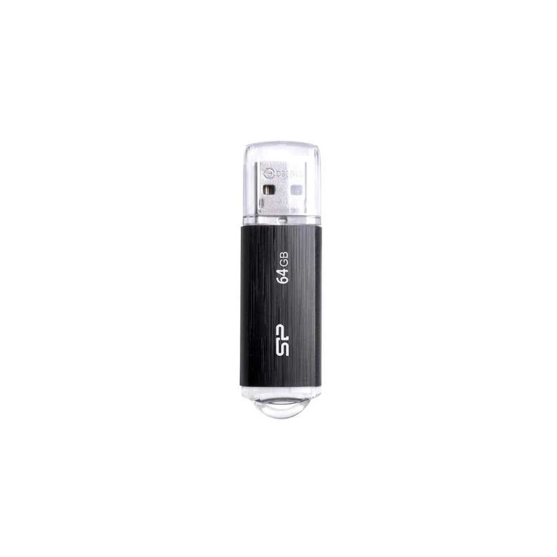 SP  64GB USB 2.0 ULTIMA U02 BLACK NEW USB FLASH DRIVE