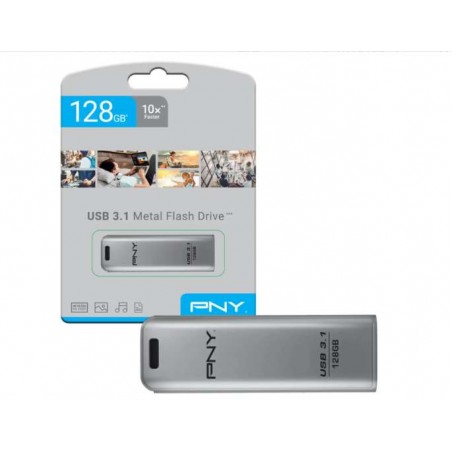 PNY 128GB METAL USB 3.1 NEW USB FLASH DRIVE