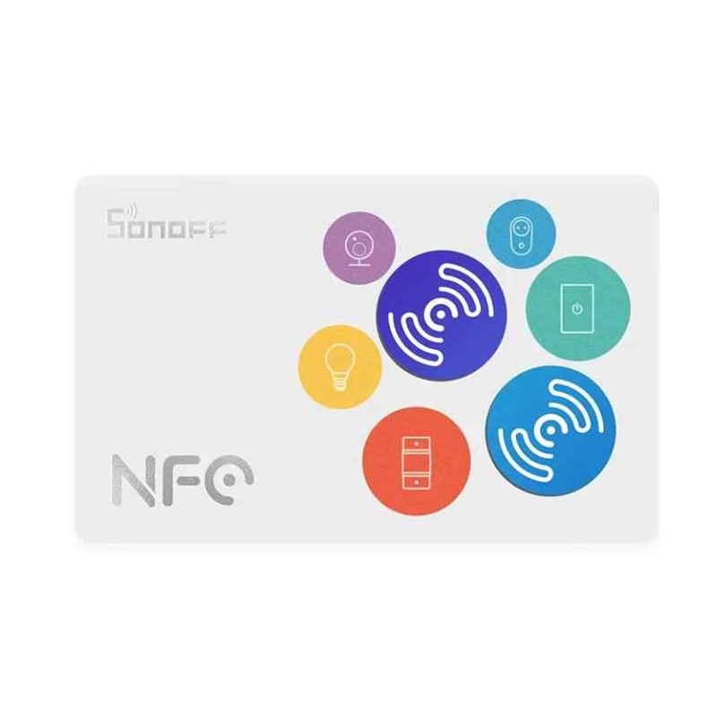 SONOFF  αυτοκόλλητο NFC Tag, κάρτα με 2τμχ