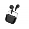 CELEBRAT earphones με θήκη φόρτισης W52, black True Wireless, μαύρα