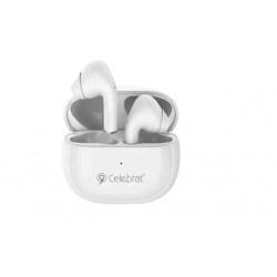 CELEBRAT earphones με θήκη φόρτισης W31, True Wireless, λευκά White