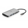 D-Link DUB-M810 8-in-1 USB-C Hub with HDMI/Ethernet/Card Reader/Power Delivery  (WS)