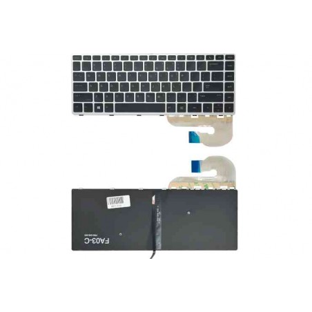 HP EliteBook 840 G5 KEY-114 με backlight, ασημί (DM)