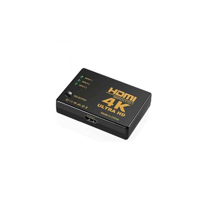 OEM SWHDMI4k Switch 3In1Out 4K Ultra HD w/Remote Control (TM)