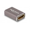 DELOCK  HDMI 60078 με Ethernet, 8K/60Hz, μεταλλικός, γκρι